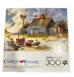Charles Wysocki (Peddler's Hope Chest) 300 Pc Jigsaw Puzzle Free Shipping