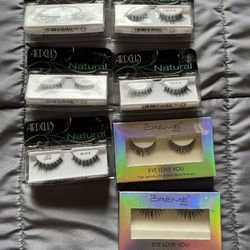 It’s A 7 Paris off eyelashes All 7 For $30 Total