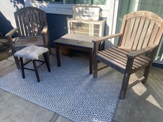 Wood chairs