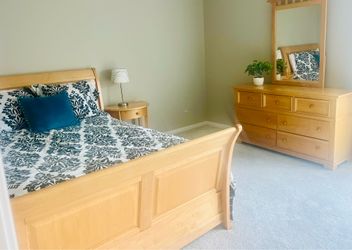 Blond Full Size Bedroom Set