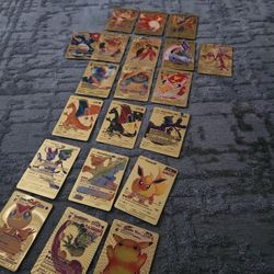 GOLD FOIL POKEMON CARDS