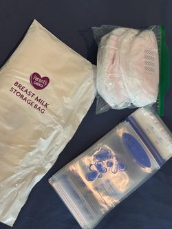 Breast Milk Storage Bags & Nursing Pads  (Breastfeeding)  Parent’s Choice & Lansinoh