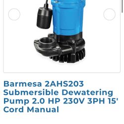 Brand New!! 2HP Pump. Made in USA