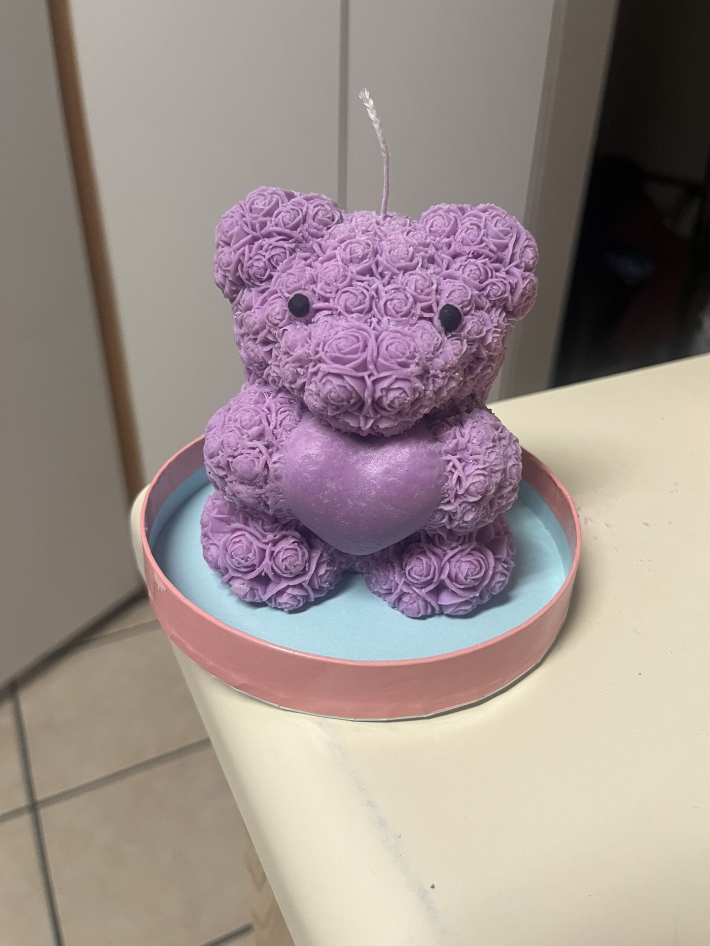 terry bear candle