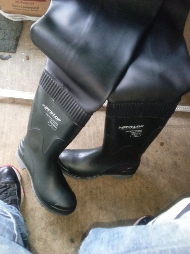 Fishing A Thigh High Working Boots For Farming And Agricultural