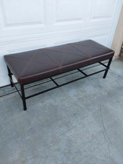 Leather TOP Bench