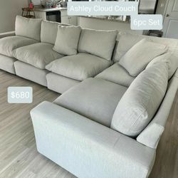 Cloud Couch Modular Sectional Sofa Couch With Ottoman