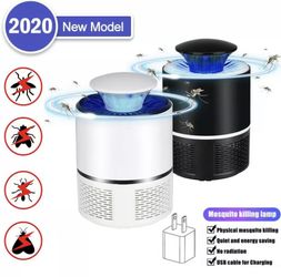 Electric USB Mosquito Insect Killer Lamp Zapper UV LED Light Fly Bug Trap Pest Control