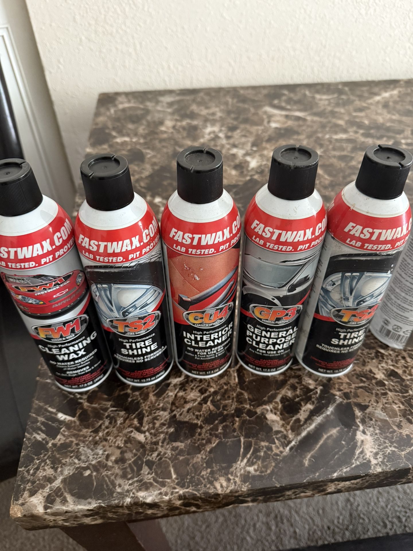 Fast Wax FW1 Detail Kit 4 Pack Waterless Car Wash and Wax