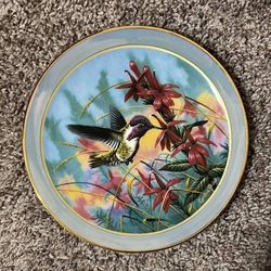Moments In The Garden Luminous Jewels Decorative Plate No 1620A