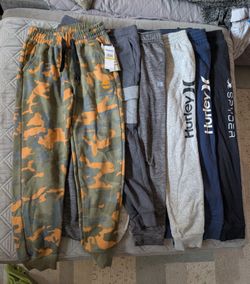 Lot Of Boys Joggers New & Used Size M 10-12