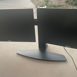Dual Monitors With Ergotron neo Flex Dual Stand