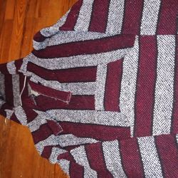 Baja book hippie hoodie Medium