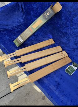 kitchen  cabinet organizer  wooden  shelf, 4 pc set