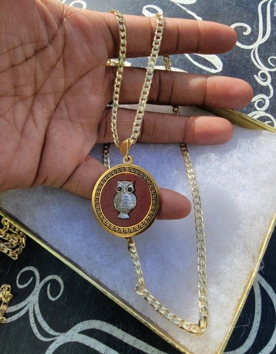 I Deliver I ship 14k Gold Plated Chain
