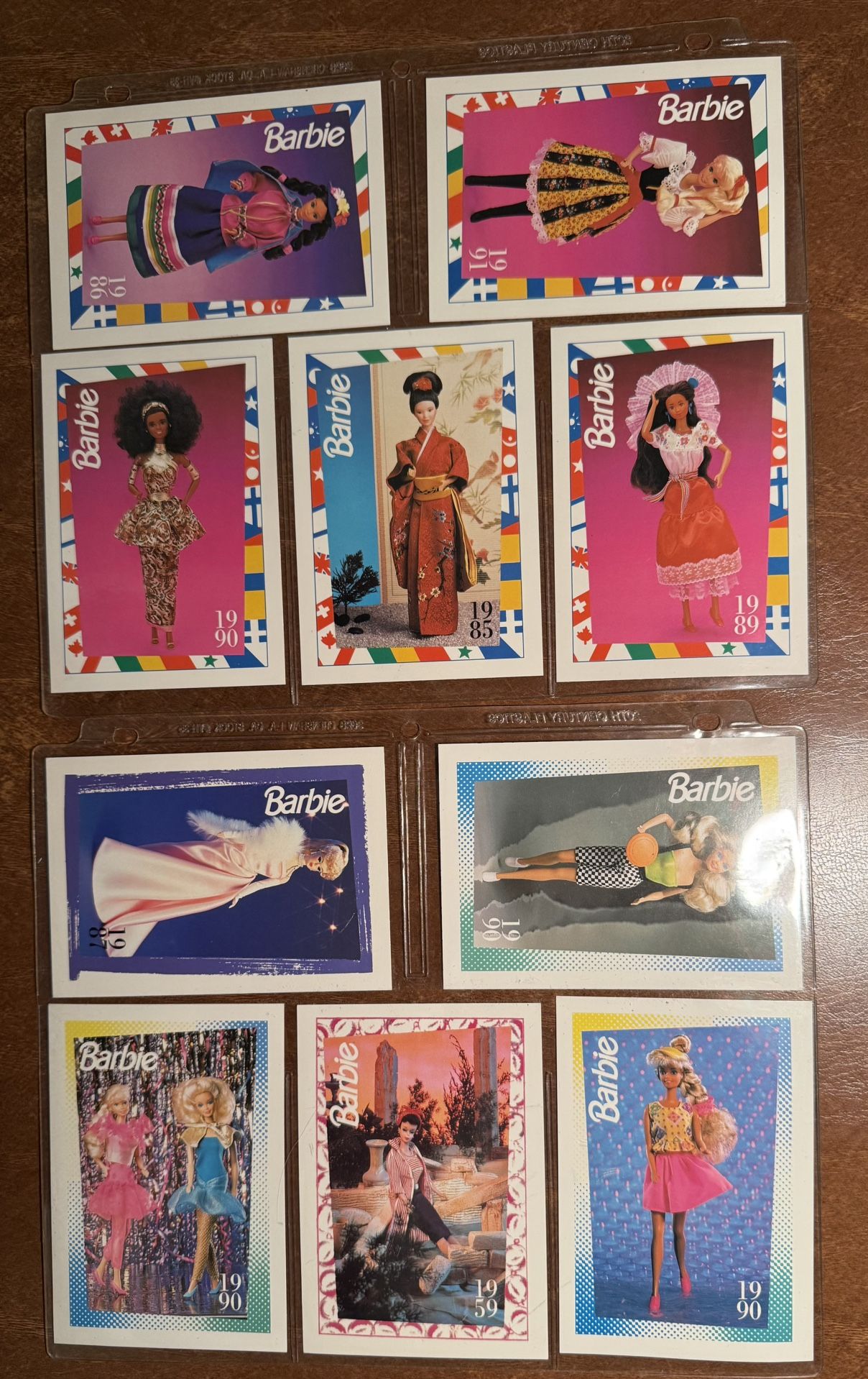 Vintage Barbie Fashion Trading Cards