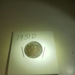1951 D Wheat Penny Sealed 