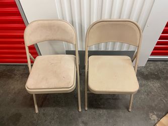 Foldable chairs, bins, stepstool