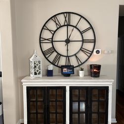 X-large Wall clock metal