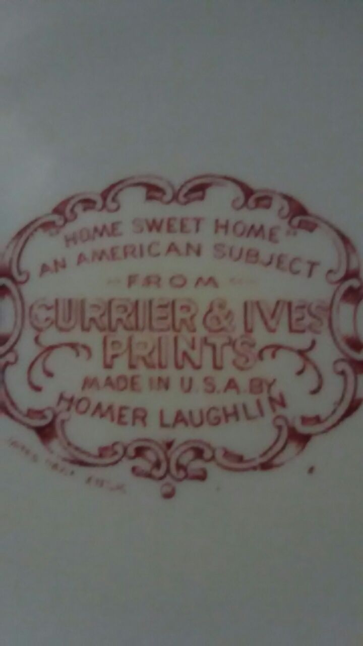 Older style China dishs