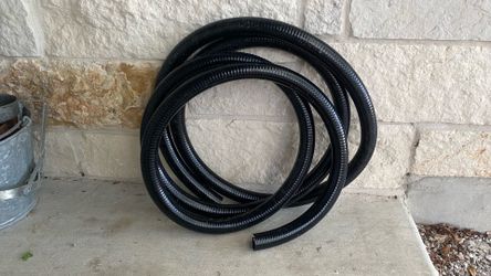 Pond / Fountain Hose 20 Ft. PVC Ultra-Flex Hose with 1-1/4" Inside Diameter for S-4 Fittings, Black