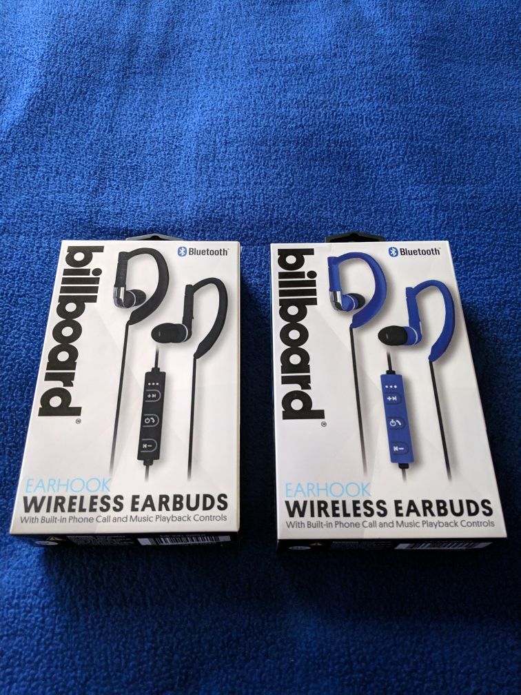 ⭐NEW BILLBOARD BLUETOOTH EARHOOK WIRELESS EARBUDS $10 Each⭐