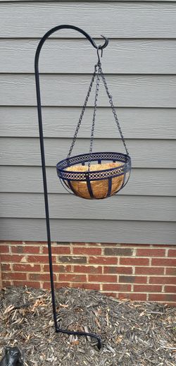 Navy Blue Shepherd’s  Hook With Basket