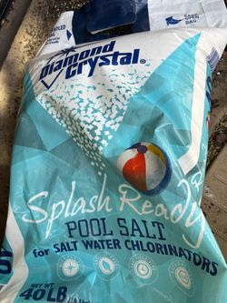 Pool salt. Half a bag.