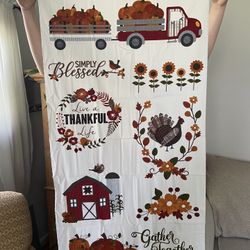 Autumn Flannel Panel
