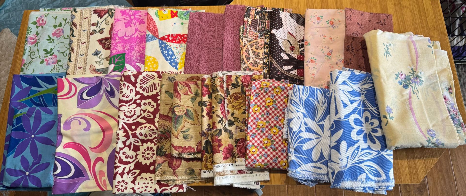 Box Stuffed With Fabric!