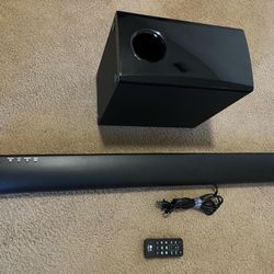 LG SH2 Soundbar With Subwoofer And Remote 