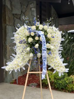 Memorial flower arrangement