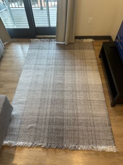 Grey and White Carpet