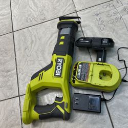 Ryobi 28v Reciprocating Saw With Battery And Charger 