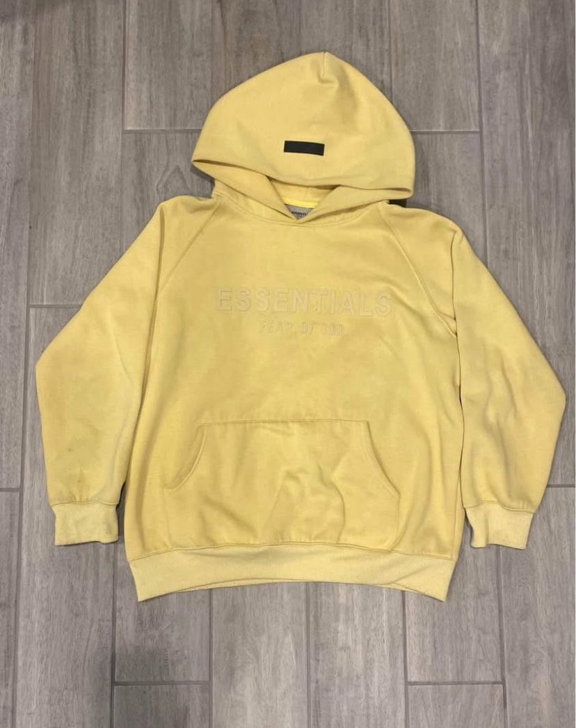 Yellow Essentials Hoodie