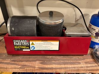 Chicago Electric Rock Tumbler + Grit