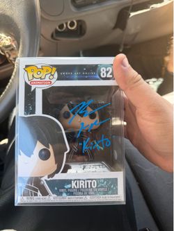 Kirito limited ax only signed funko