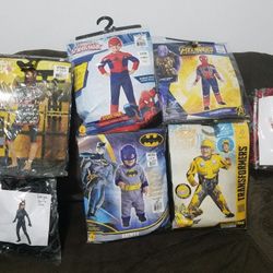 Spiderman iron man bumble bee (Sold) batman Ninja costumes