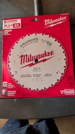 Milwaukee 8 And 1/4 24 Tooth General Purpose Skill Saw Blade