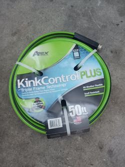Kink control plus water hose 50 ft. Made In USA new