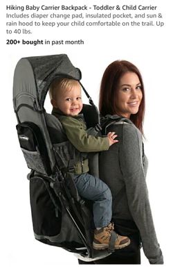 Slightly used Hiking Baby Carrier Backpack