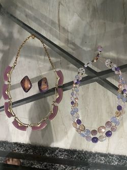 Necklace  ,  ( Stone   Made )   Looks like new  Each  For