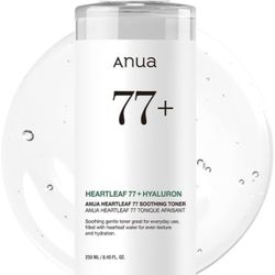 Anua Heartleaf 77 Soothing Toner I pH 5.5 Trouble Care, Calming Skin, Refreshing, Hydrating, Purifying, Cruelty Free, Vegan