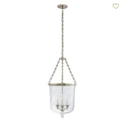 Antique Style Colonial Bell Jar Glass Lantern Lamps Pendent Light Ceiling New