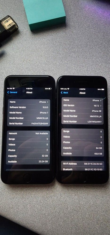 iPhone 7 32GB and SC64 Unlocked