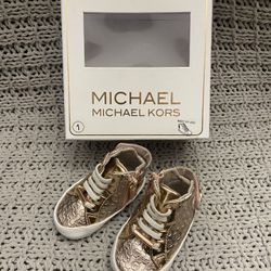 New Girls Michael Kors Baby Shoes Size 1