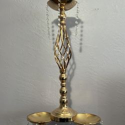 Metal flower stand or candle holder