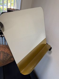Gold small mirror