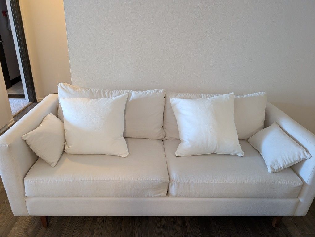 Like-New white couch