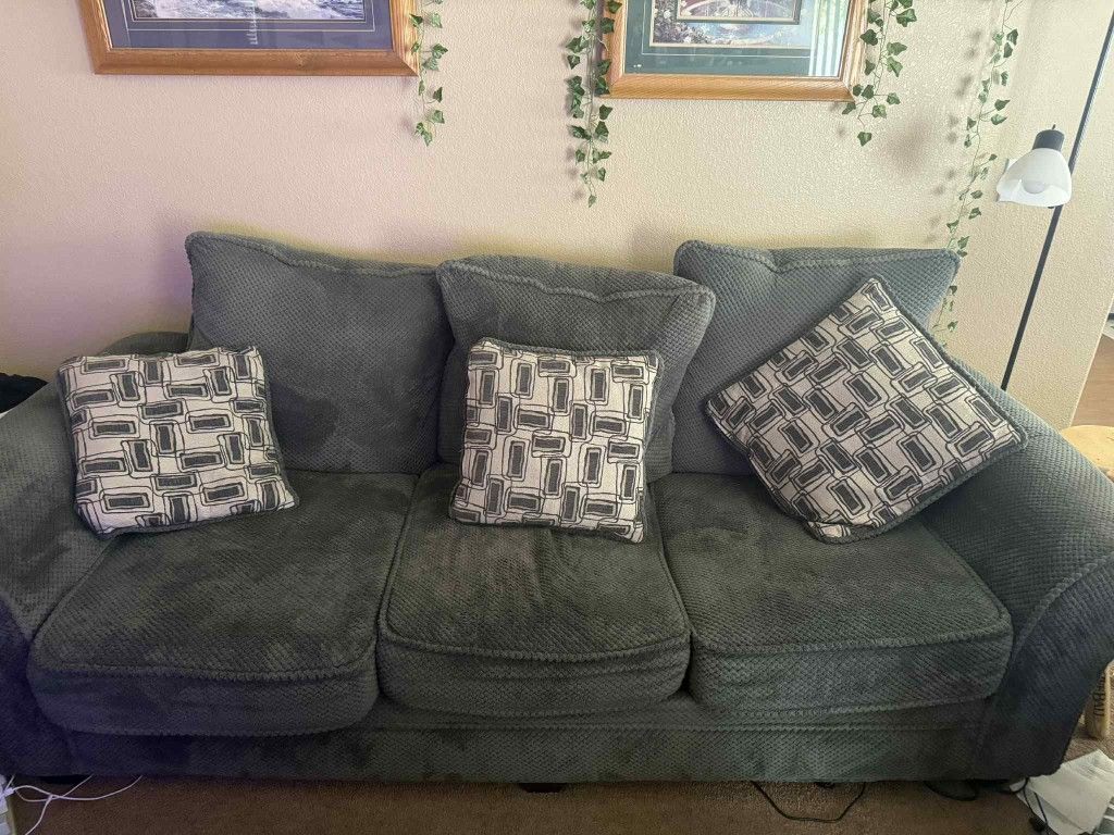 Sofa with Oversized Chair